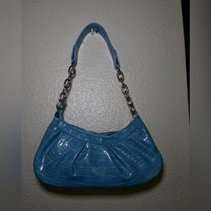 Light blue shoulder bag